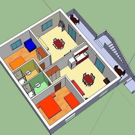 Kleines Emil Bordo Apartmán *